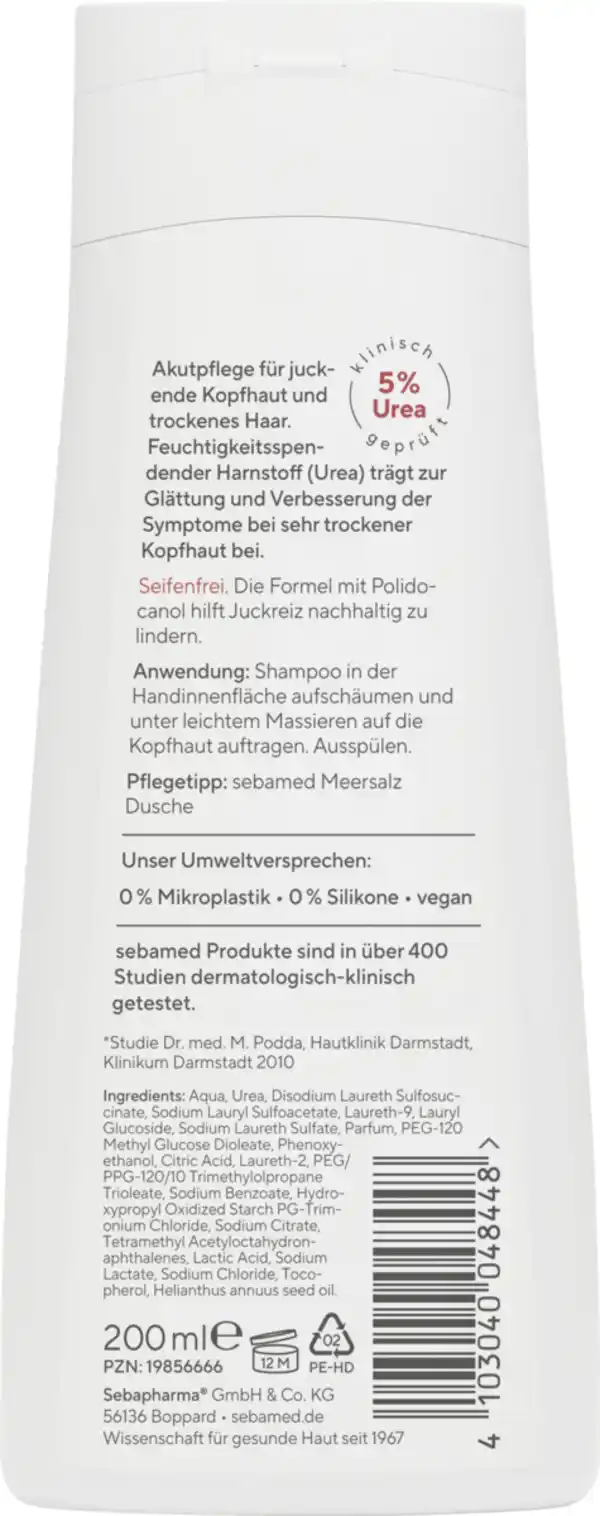Bild 2 von sebamed Anti Juckreiz Akut Shampoo, 200 ml