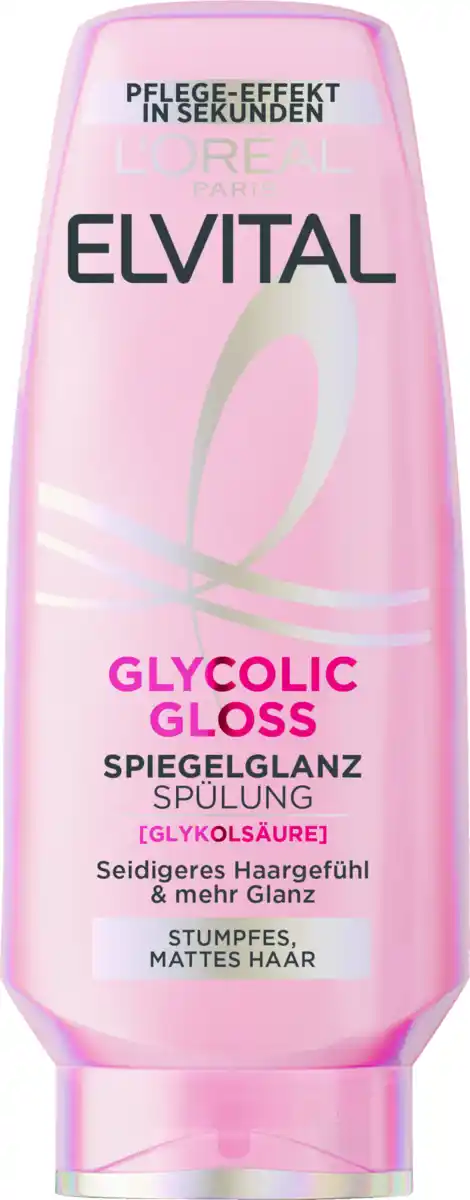 Bild 1 von L’Oréal Paris Elvital Glycolic Gloss Spiegelglanz Spülung, 250 ml