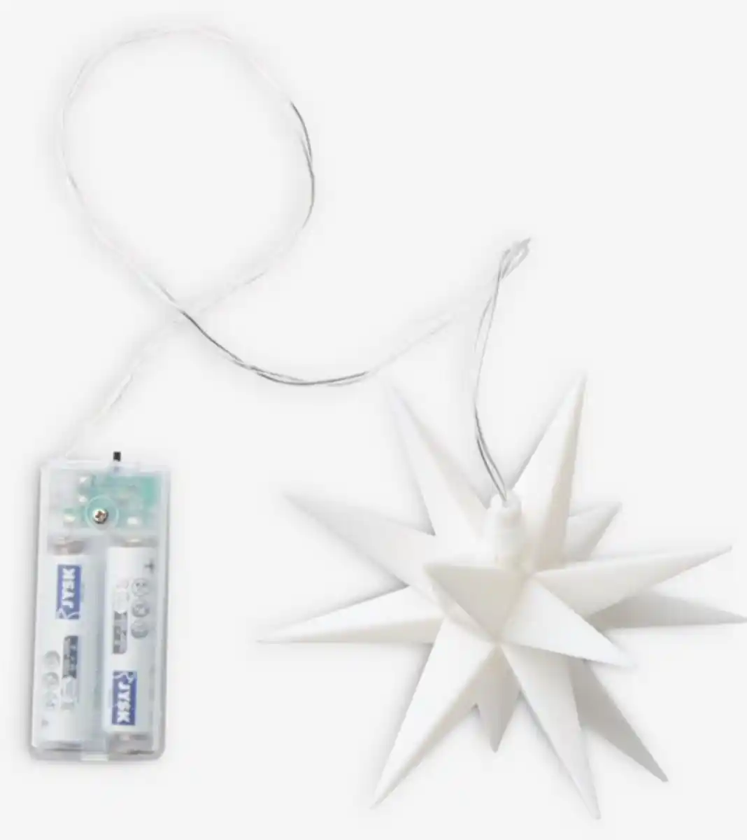 Bild 1 von Weihnachtsstern HALIT Ø12cm m/LED weiß