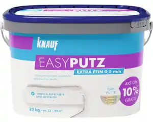 Knauf EasyPutz Streichputz 22 kg 0,5 mm extra fein schneeweiß