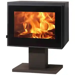 PANADERO Kaminofen »Verne«, schwarzmetallic, Stahl, 6,7 kW