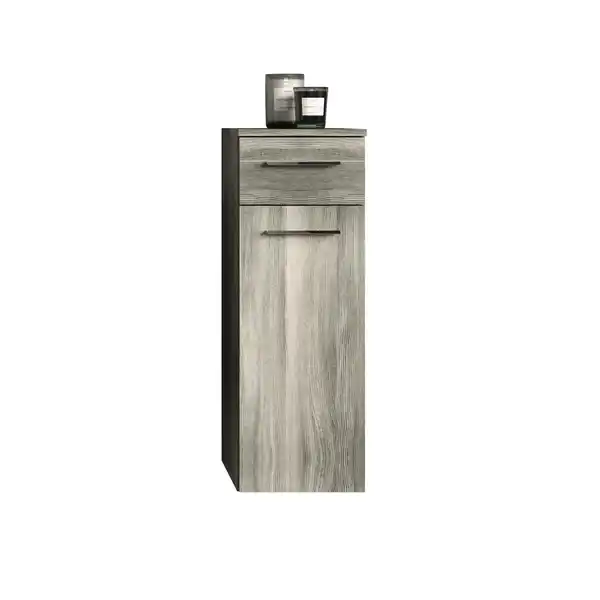 Bild 1 von Badschrank, BxHxT: 30 x 85 x 31 cm, silberfarben