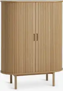 Schrank LYNGVIG 90 cm 2 Rollläden eiche natur