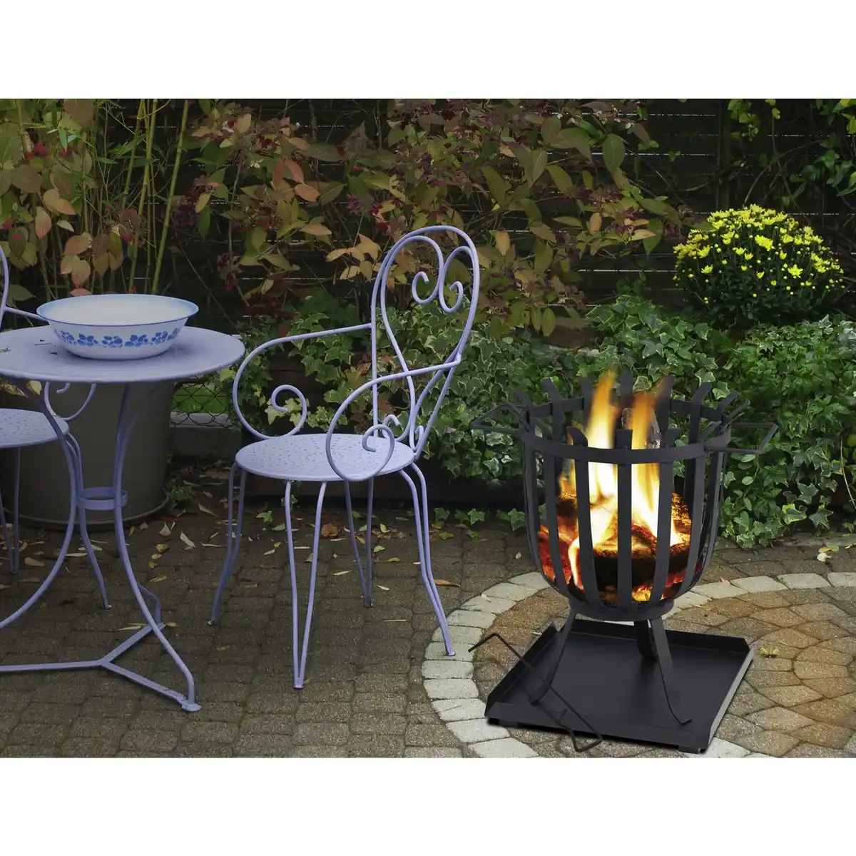 Bild 4 von TEPRO Feuerkorb, Höhe: 45 cm, schwarz