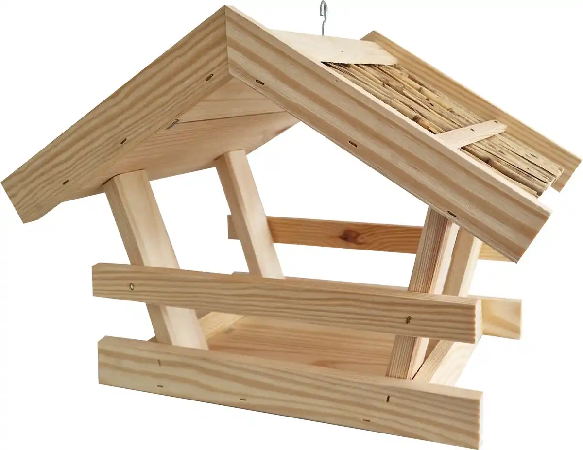 Bild 1 von Vogelhaus mit Strohdach 26 x 23 x 25 cm