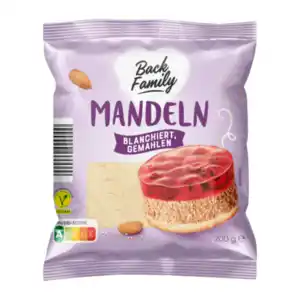 BACK FAMILY Gemahlene Mandeln 200g
