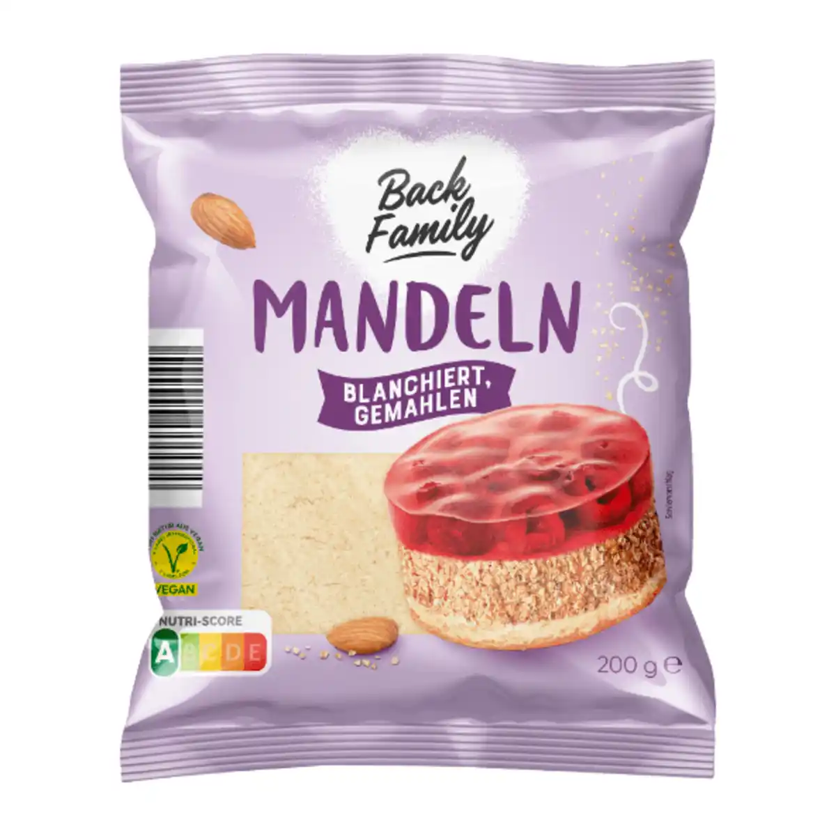 Bild 1 von BACK FAMILY Gemahlene Mandeln 200g