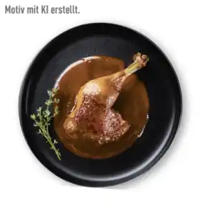 GOURMET FINEST CUISINE Entenkeule mit Sauce 600g