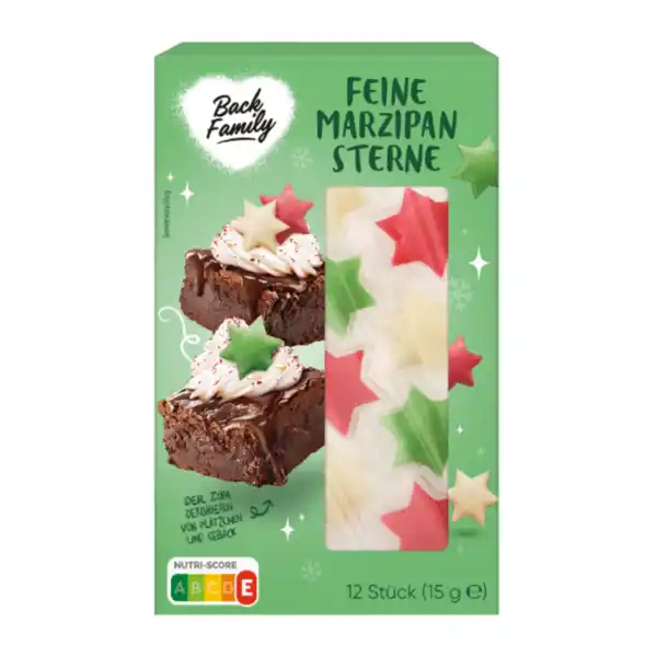 Bild 3 von BACK FAMILY Feine Marzipansterne 15g