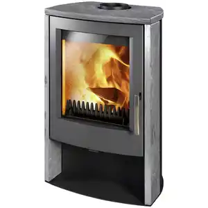 THORMA Kaminofen »Alvesta II«, schwarz, Speckstein, 8 kW, Zeitbrand geeignet