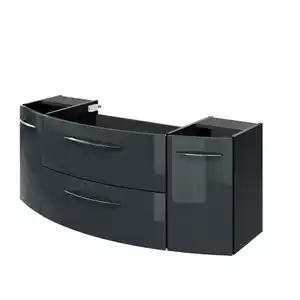 Pelipal Waschbeckenunterschrank 'Taiga' anthrazit 119 x 48 x 46,2 cm