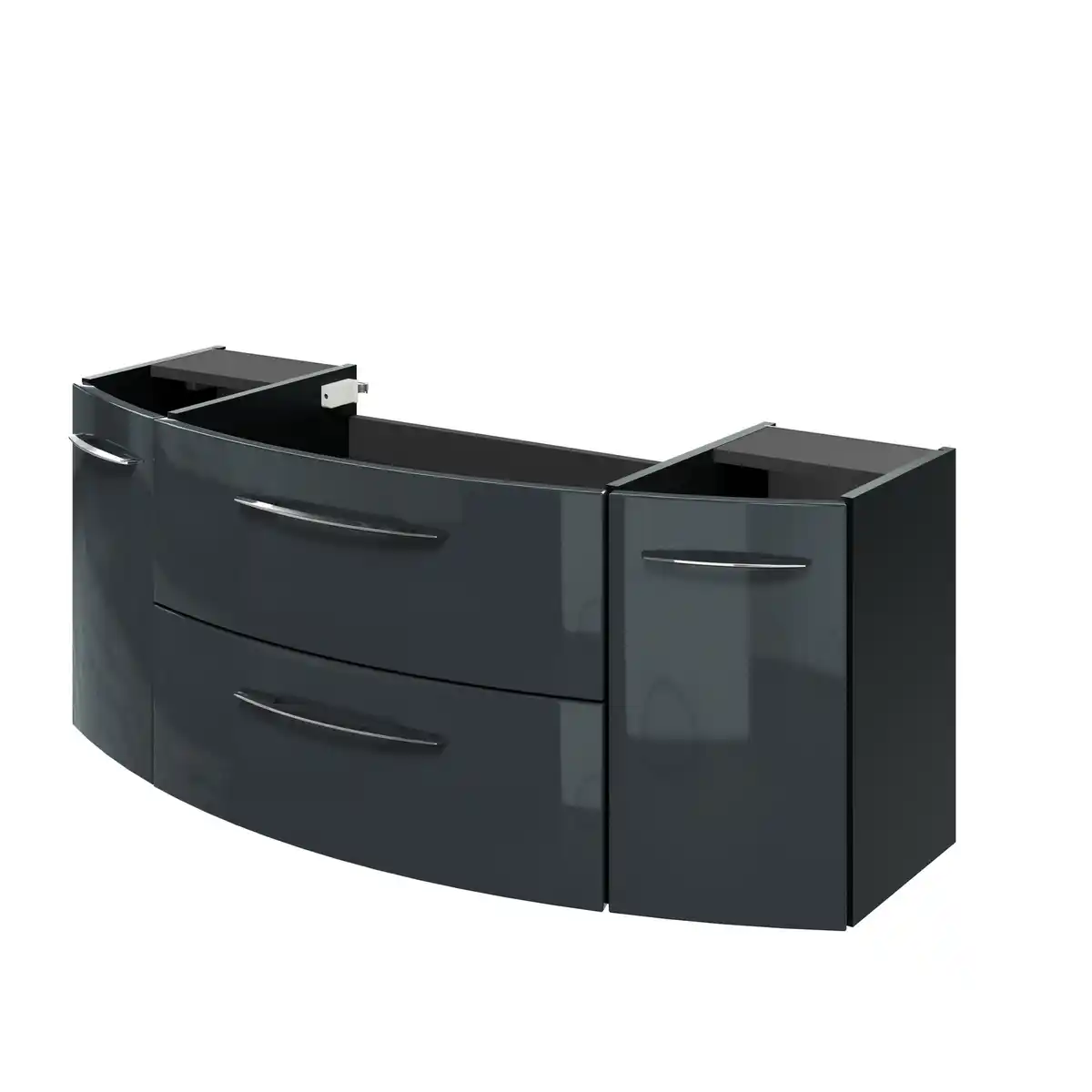 Bild 1 von Pelipal Waschbeckenunterschrank 'Taiga' anthrazit 119 x 48 x 46,2 cm