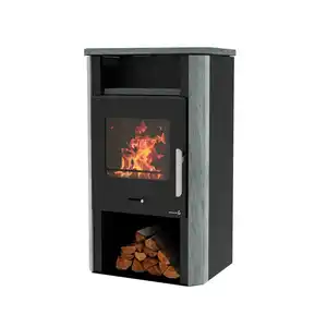 WAMSLER Kaminofen »Cube«, Naturstein, 6 kW, Dauerbrand geeignet