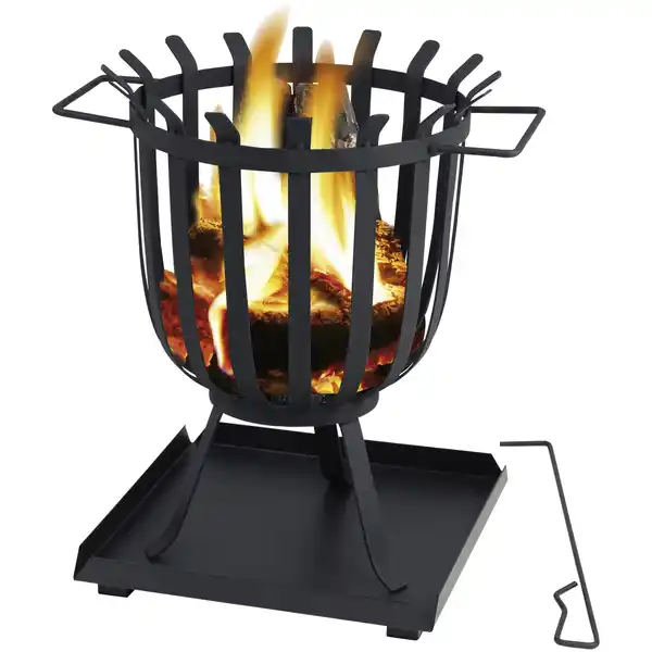 Bild 1 von TEPRO Feuerkorb, Höhe: 45 cm, schwarz