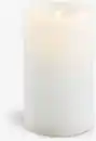 Bild 1 von LED-Stumpenkerze SOREN Ø6xH9cm weiß