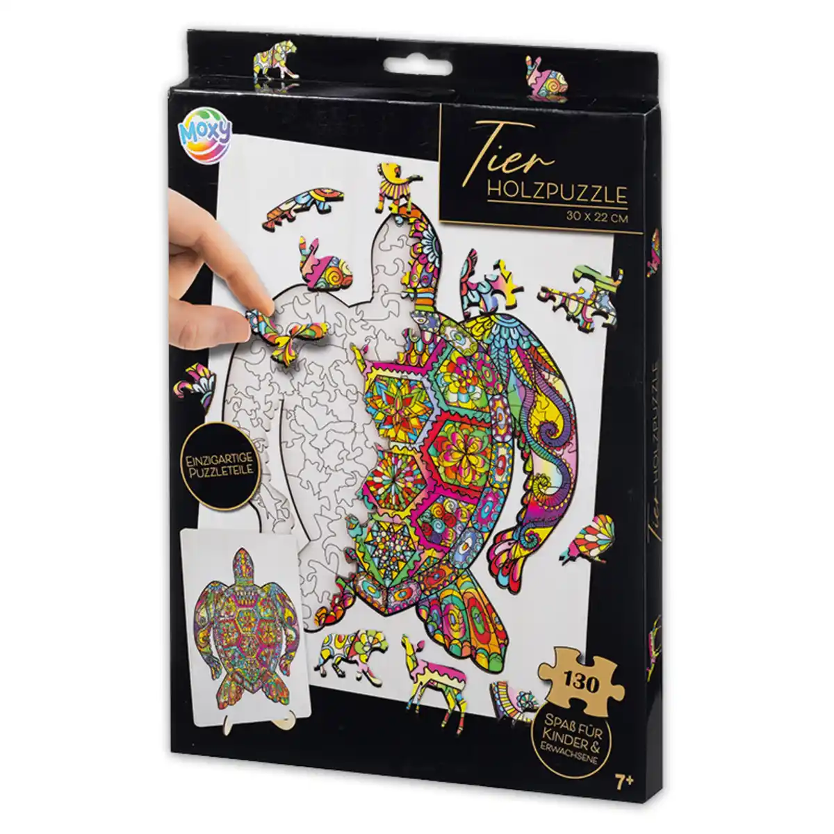 Bild 3 von Moxy Tier-Holzpuzzle