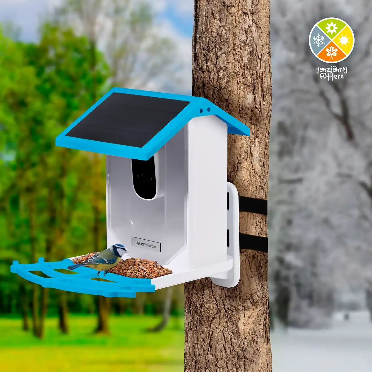 Bild 3 von DOBAR Vogelhaus »EAZY«, BxHxL: 27 x 23 x 38 cm, weiß