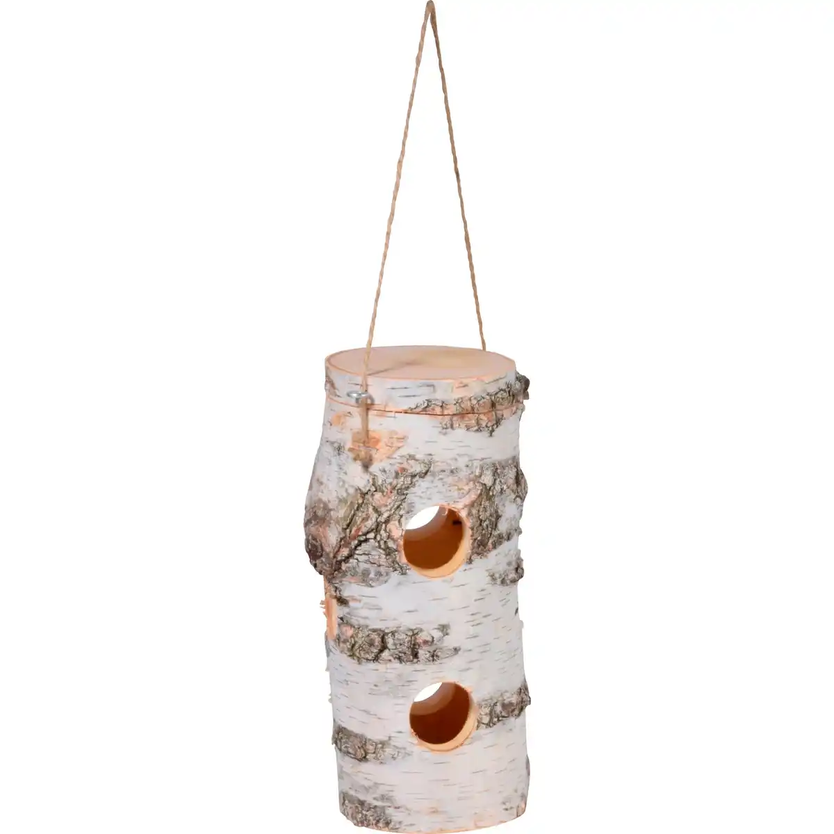 Bild 1 von DOBAR Futterspender, aus naturbelassener Birke, BxHxL: 11 x 26 x 11cm