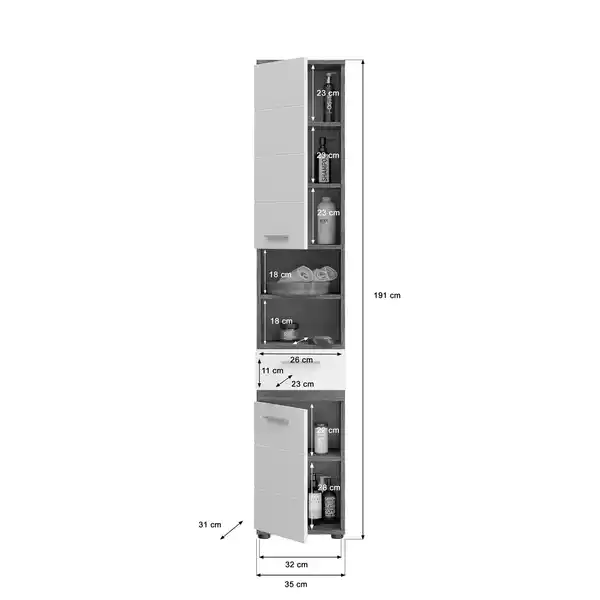 Bild 3 von Badmöbel-Set »Blake«, 3-teilig