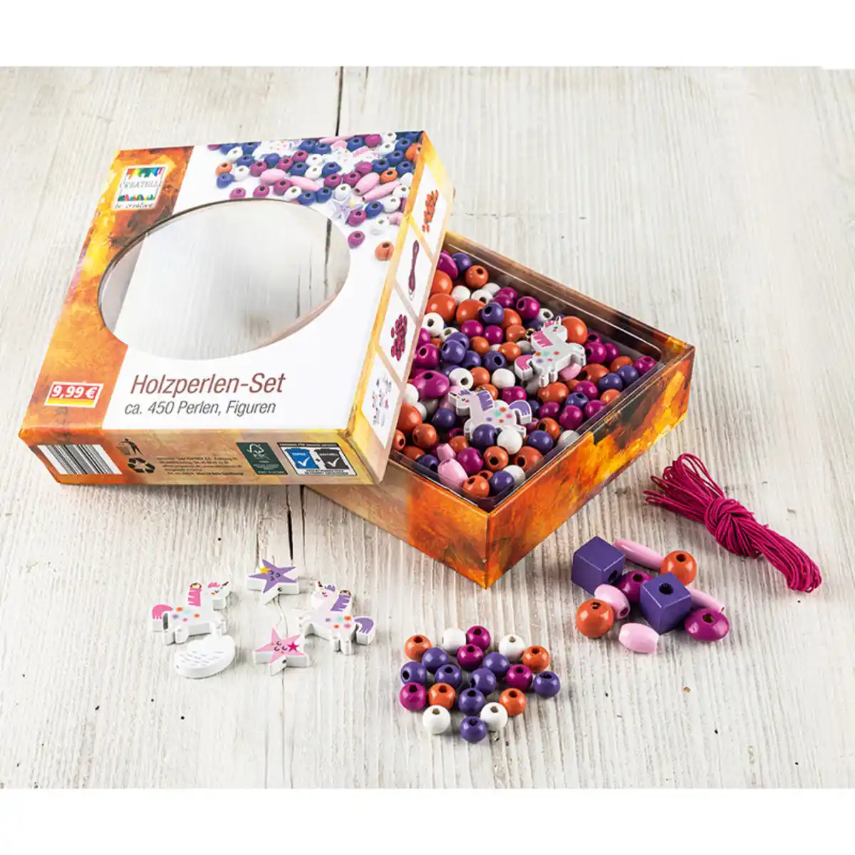 Bild 1 von Createlli Holzperlen-Set