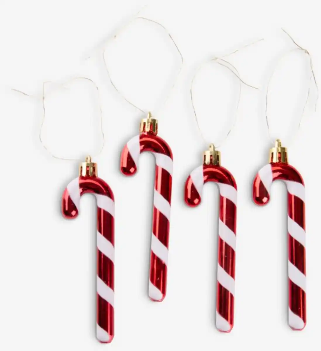 Bild 1 von Weihnachtsbaumschmuck KVASIR rot/weiß 4Stk/Pck