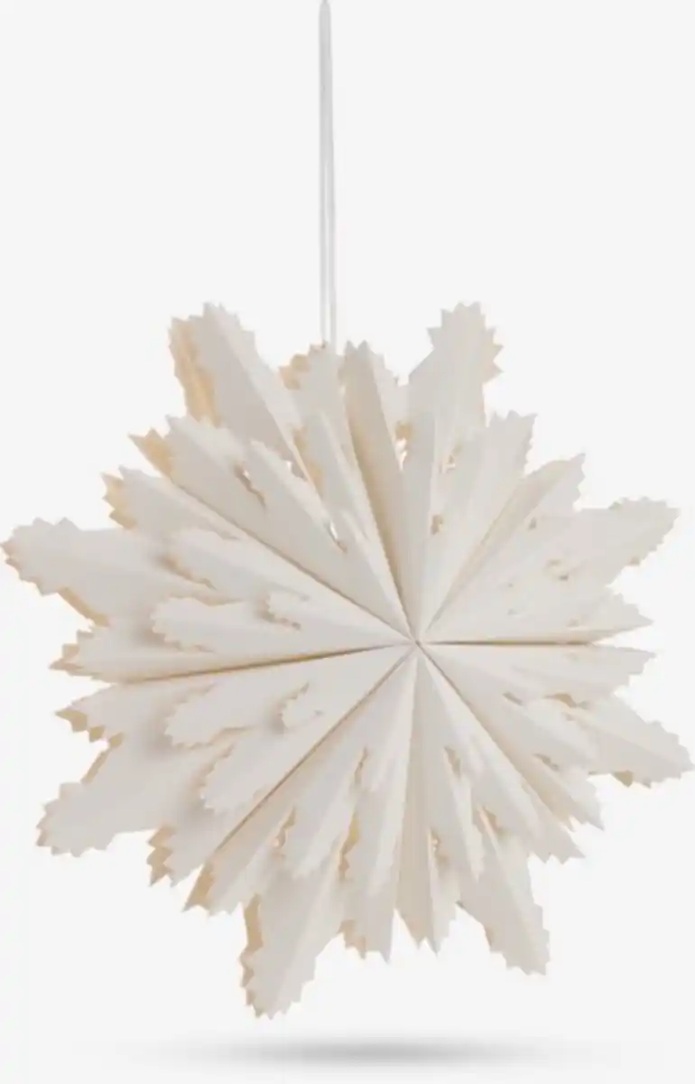 Bild 1 von Weihnachtsstern KRYOLIT Ø38cm weiß m/LED