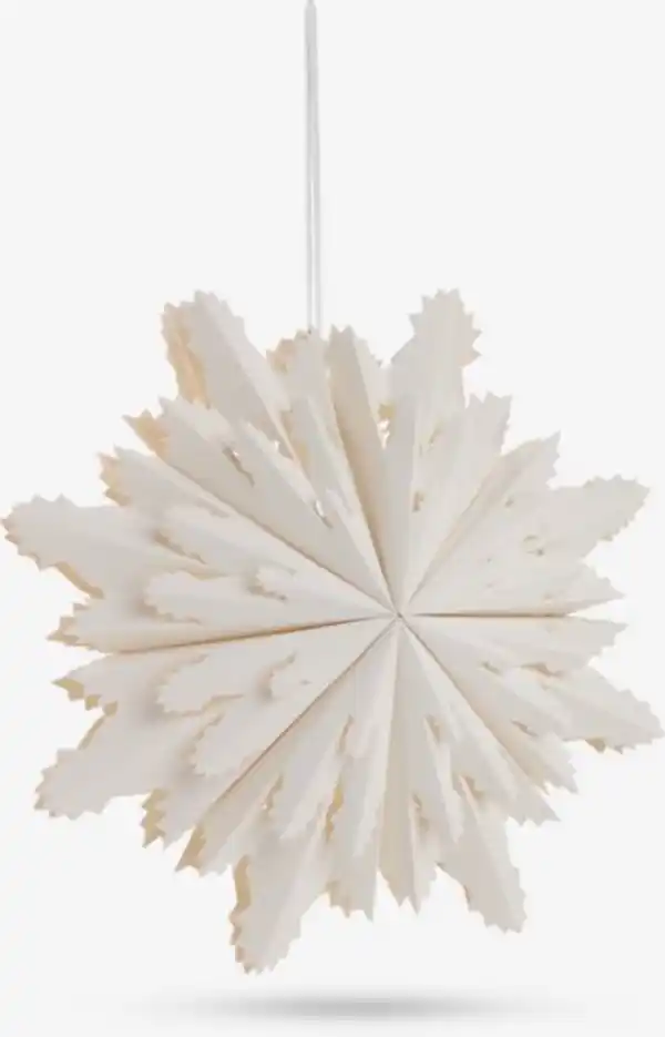 Bild 1 von Weihnachtsstern KRYOLIT Ø38cm weiß m/LED