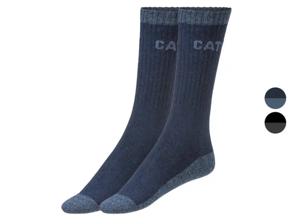 Bild 1 von Caterpillar Herren Thermo-Arbeitssocken, 2 Paar, mit Baumwolle