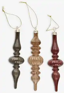 Baumschmuck LUCIA L14cm 3Stk/Pck