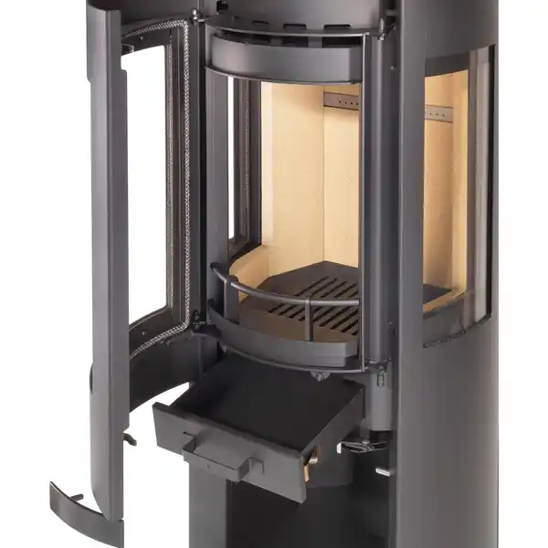 Bild 3 von COLOR EMAJL Kaminofen »Glasgow«, schwarz, Stahl, 6,4 kW, Dauerbrand geeignet