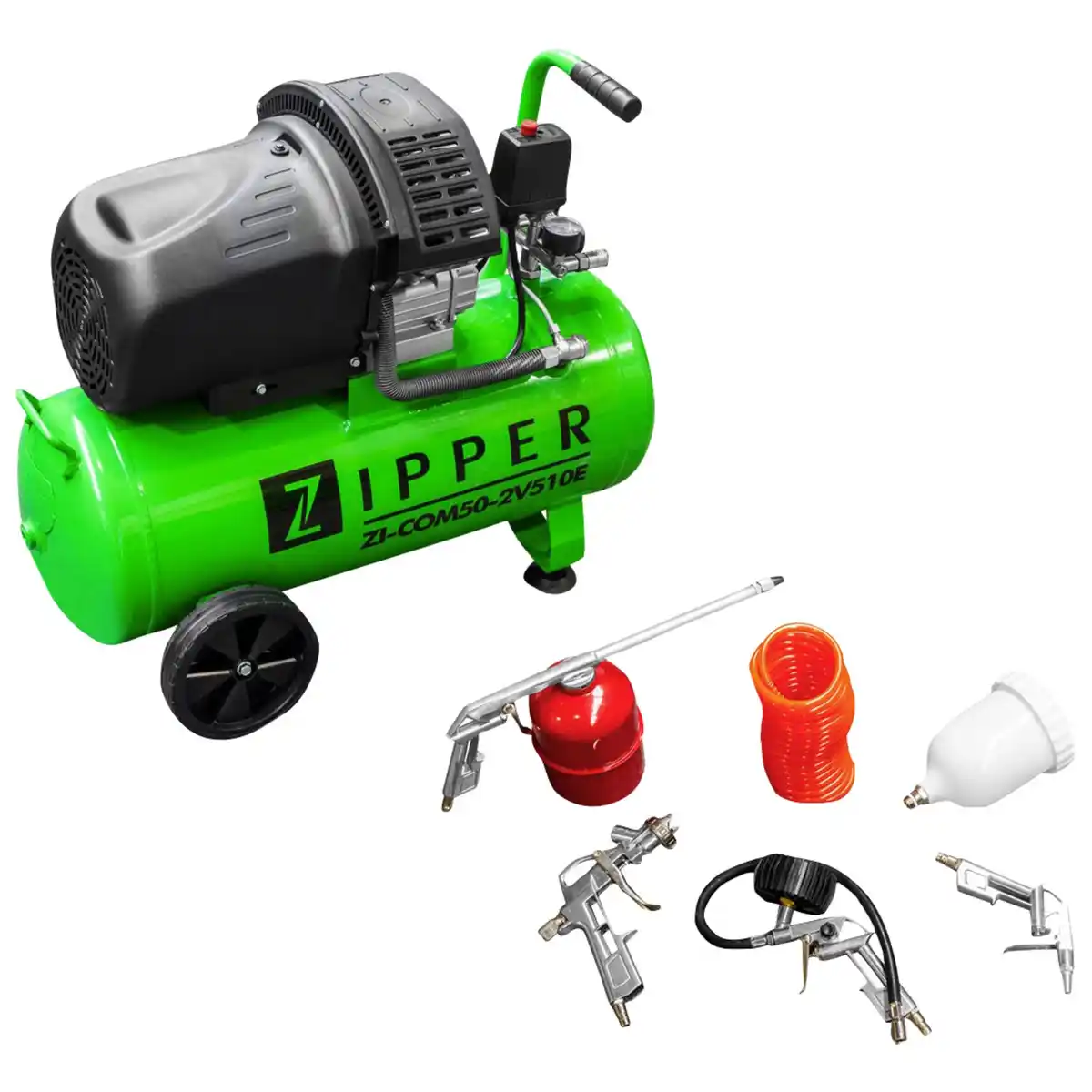 Bild 1 von ZIPPER Kompressor »ZI-COM50-2V510E«, 10 bar, Max. Füllleistung: 280 l/min