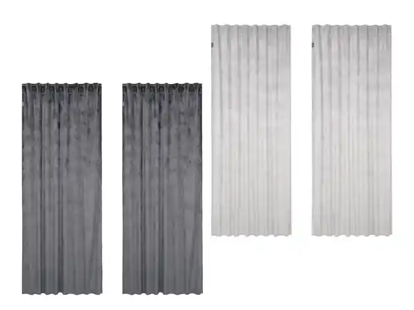 Bild 1 von LOOKS by Wolfgang Joop Samtvorhang-Set, 2-teilig