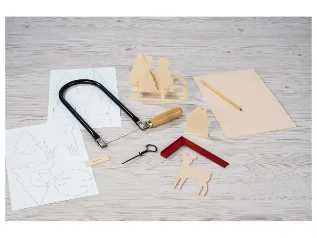 Bild 1 von crelando® Laubsägen-Bastelset