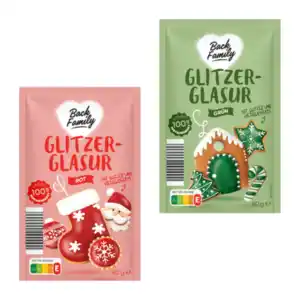 BACK FAMILY Glitzerglasur 80g