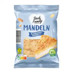 BACK FAMILY Gehobelte Mandeln 100g