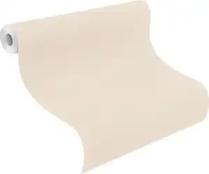 Schöner Wohnen Vliestapete Uni beige sand 10,05 x 0,53 m