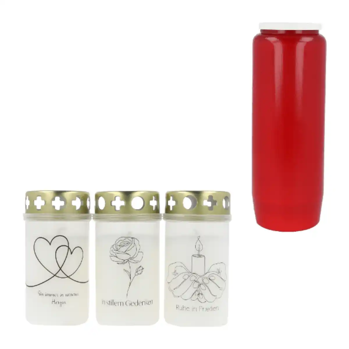 Bild 1 von Grablichter / Apostellichter / Kompositions-Öllichter