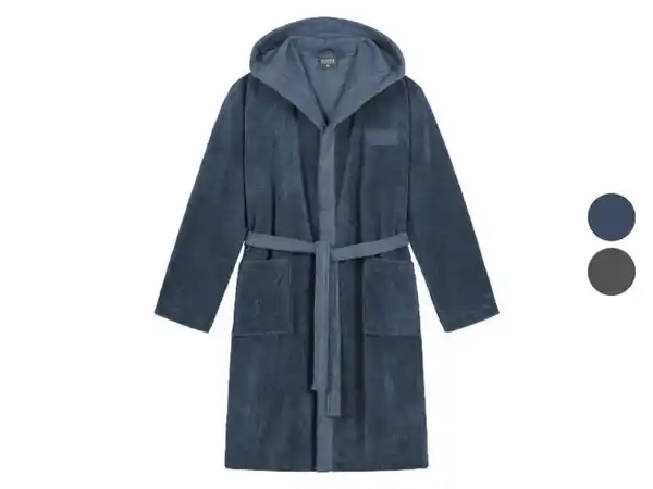 Bild 1 von LOOKS by Wolfgang Joop Bademantel mit Kapuze, mit saugfähigem Wirkfrottier