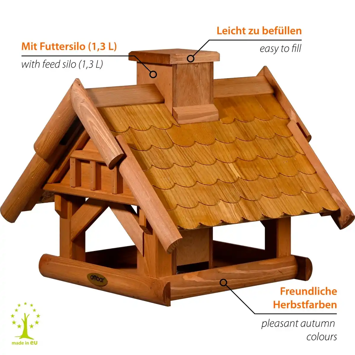 Bild 3 von DOBAR Vogelhaus »Blätterfall«, für Ständermontage