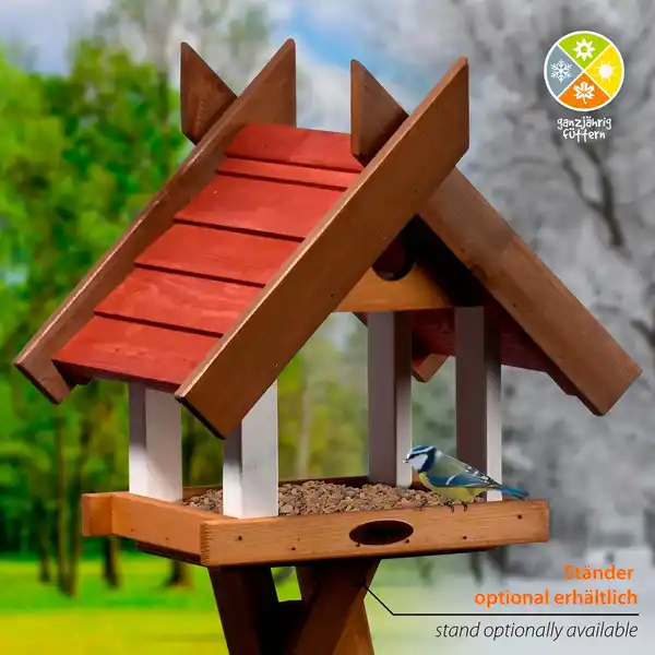 Bild 3 von DOBAR Vogelhaus »Herbstfrüchte«, mit Futtertablet, für Ständermontage