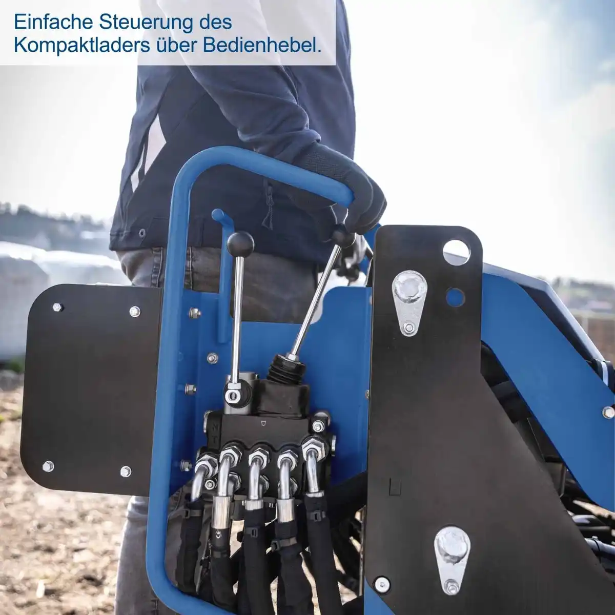 Bild 2 von SCHEPPACH Kompaktlader »MKL730«, 8,5 PS, 200kg Ladekapazität, E-Start, 740mm Spurbreite, 80 L Schaufel