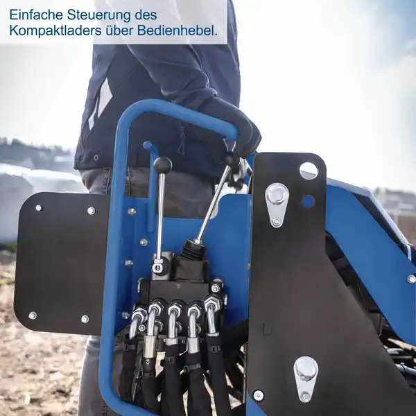 Bild 2 von SCHEPPACH Kompaktlader »MKL730«, 8,5 PS, 200kg Ladekapazität, E-Start, 740mm Spurbreite, 80 L Schaufel