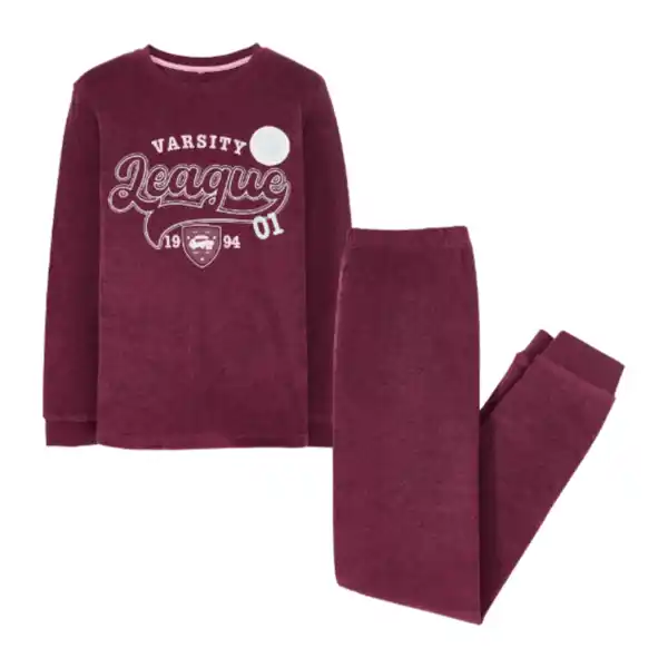 Bild 2 von L&D Kinder-Frottee-Pyjama