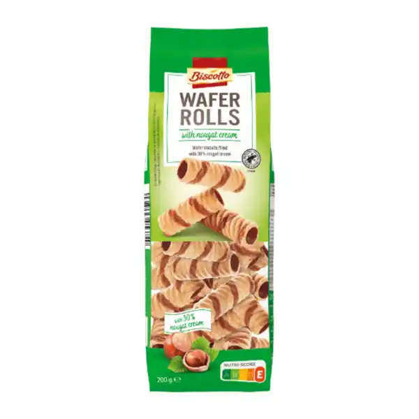 Bild 2 von BISCOTTO Waffelröllchen 200g