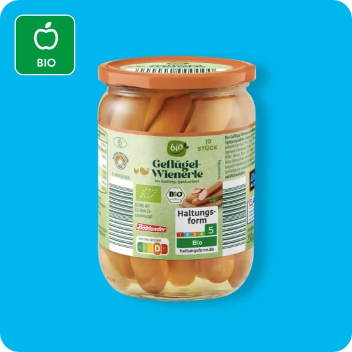 Bild 1 von BIO Bio-Wienerle, Wienerle vom Schwein oder Geflügel-Wienerle