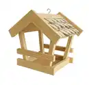 Bild 1 von Vogelhaus mit Birkenschindeln 39 x 26 x 28 cm