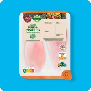 FAIR & GUT Puten-Minifilets, Aus dem Putenbrustfilet