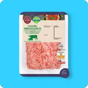 FAIR & GUT Gemischtes Hackfleisch, Aus Rind- und Schweinefleisch