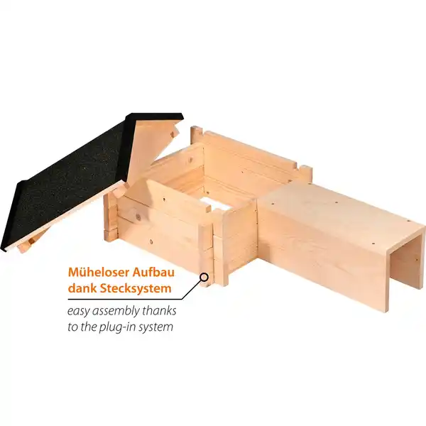 Bild 4 von DOBAR Igelhaus »Tartu«, BxHxL: 39 x 31 x 70 cm, braun