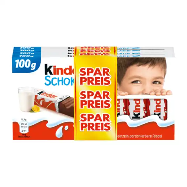 Bild 1 von FERRERO Kinder Schokolade 400g